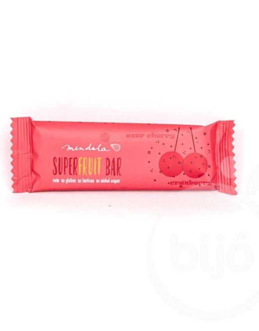 Mendula vörösáfonyás-meggyes superfruit bar 40 g