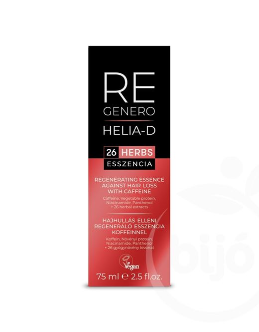 Helia-D regenero hajhullás elleni eszencia koffeinnel 75 ml