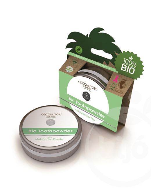 Coconutoil cosmetics bio fogpor matcha teával 50 ml