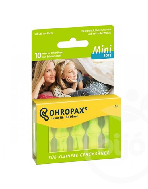 Ohropax mini soft füldugó 10 db