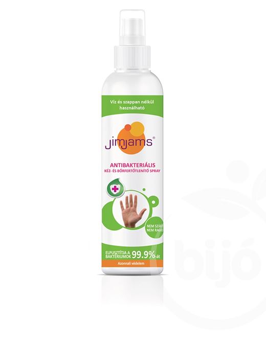 Jimjams antibakteriális kéz-és bőrfertőtlenítő spray 250 ml