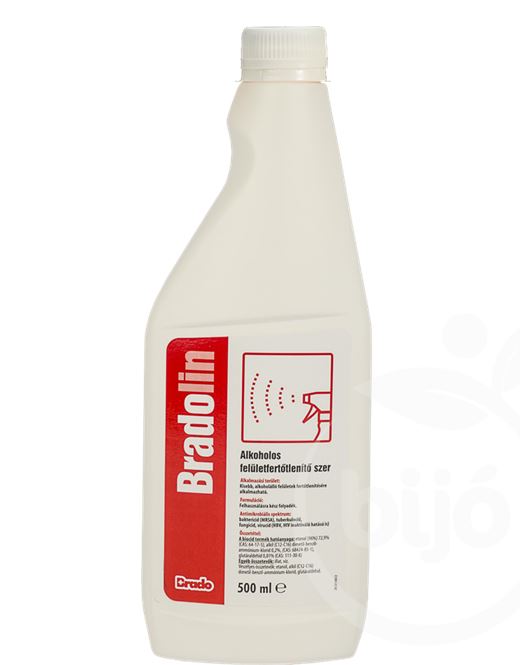 Bradolin alkoholos felületfertőtlenítő utántöltő 500 ml