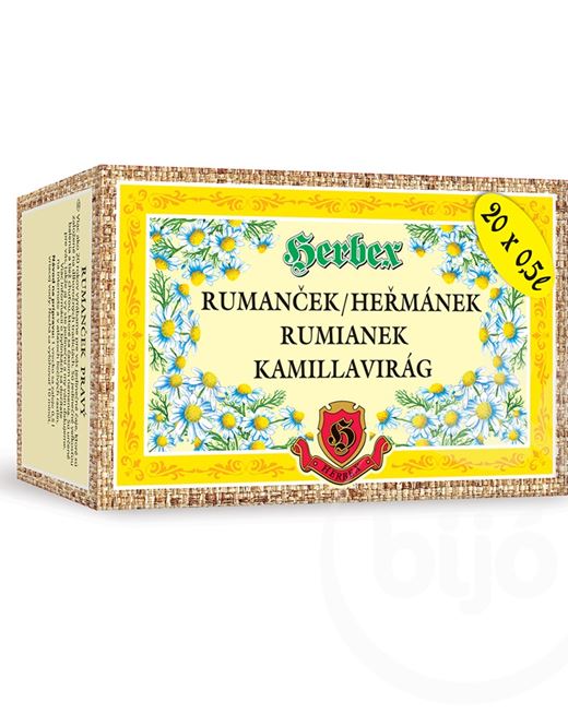 Herbex kamillavirág tea 20x2 5g 50 g
