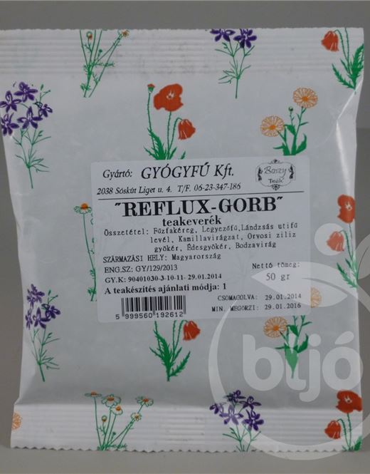 Gyógyfű reflux-gorb teakeverék 50 g