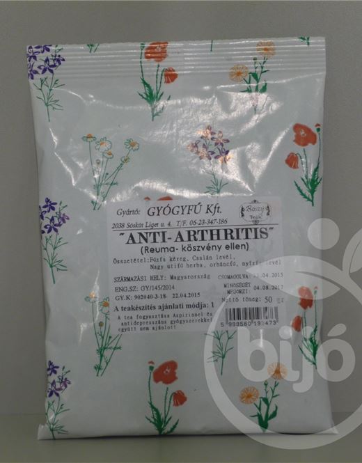 Gyógyfű anti-arthritis teakeverék 50 g