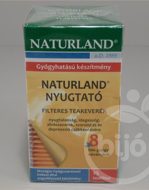 Naturland nyugtató tea 25x1 5g 38 g