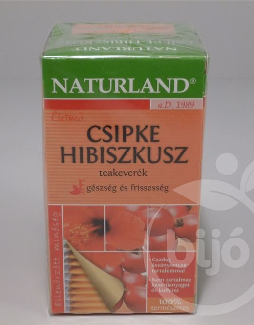 Naturland csipke-hibiszkusz tea 20x3g 60 g