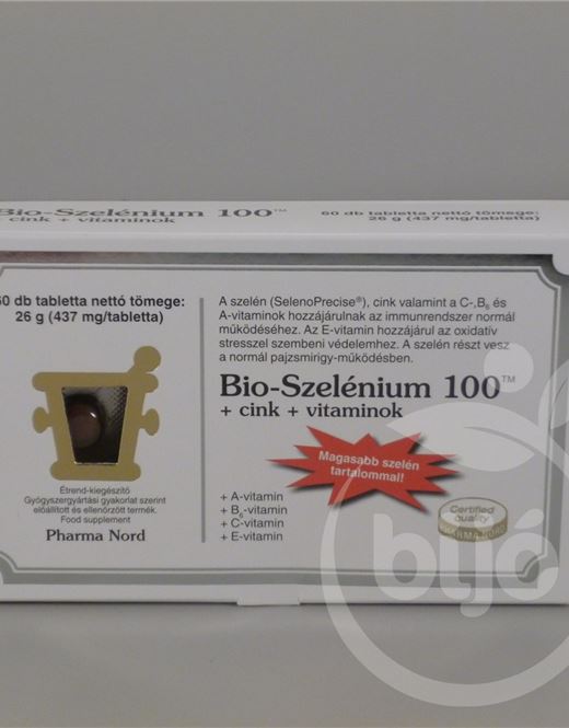 Bio-Szelénium 100 cink vitaminok tabletta 60 db