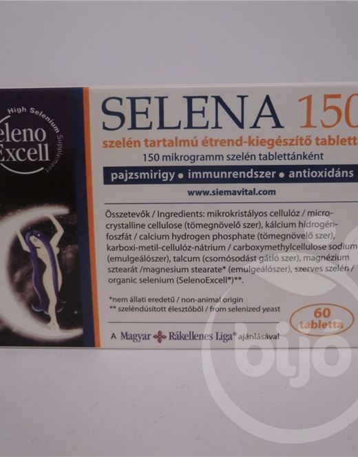 Selena 150 szeléntartalmú tabletta 60 db