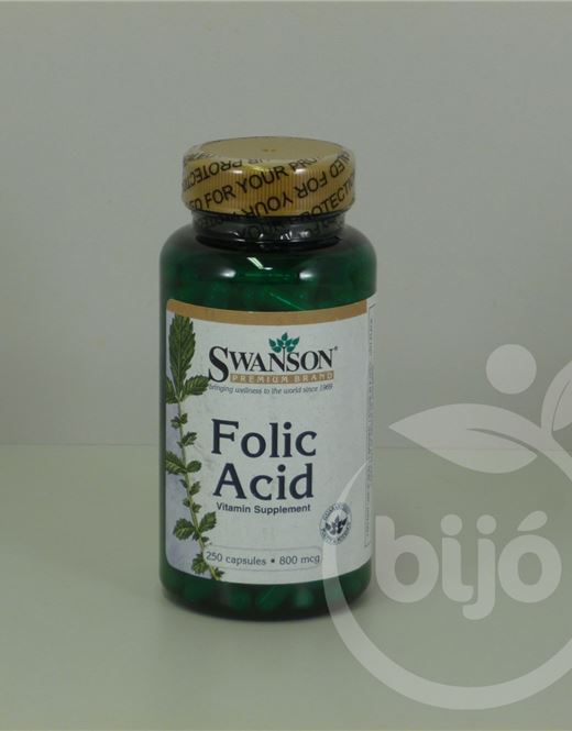 Swanson folic acid (folsav) kapszula 250 db