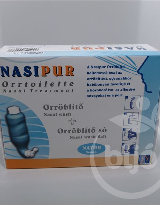 Nasipur orröblítő készülék orröblítő só 30db 1 db