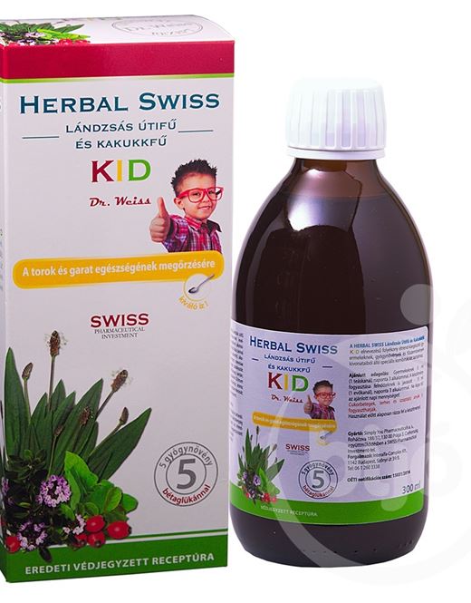 Herbal Swiss kid szirup 300 ml