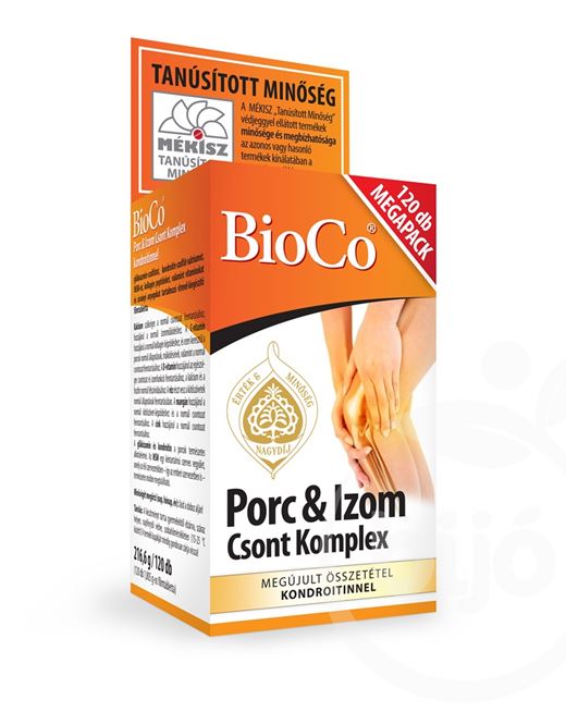 Bioco porcizom csont komplex kondroitinnel 120 db