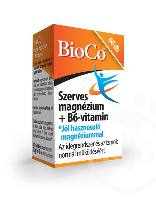 Bioco szerves magnézium b6-vitamin tabletta 60 db
