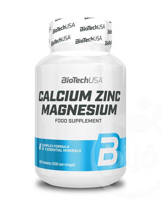 Biotech calcium-zinc-magnesium tabletta 100 db