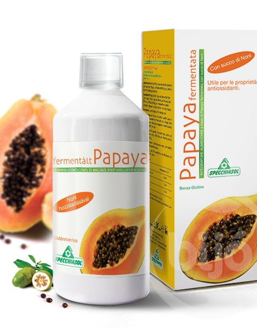 Naturtanya specchiasol fermentált papaya koncentrátum gyomorbetegségek bélpanaszok esetén 500 ml