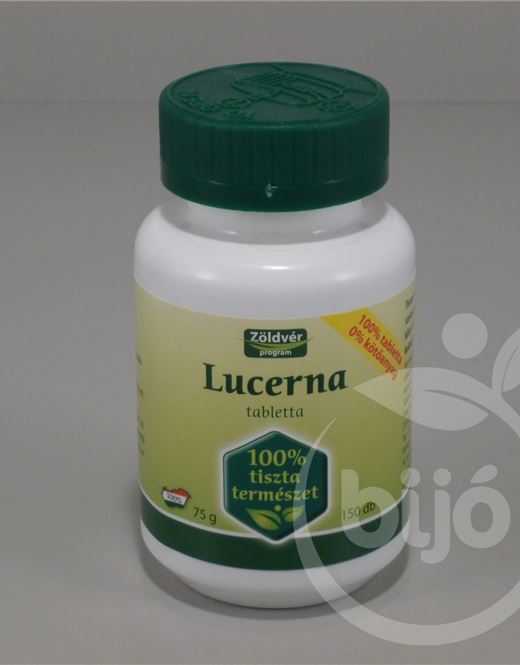 Zöldvér lucerna tabletta 100 150 db