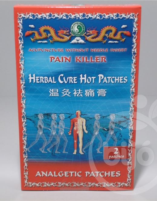 Dr.chen herbal cure fájdalomcsillapító hőtapasz 2 db