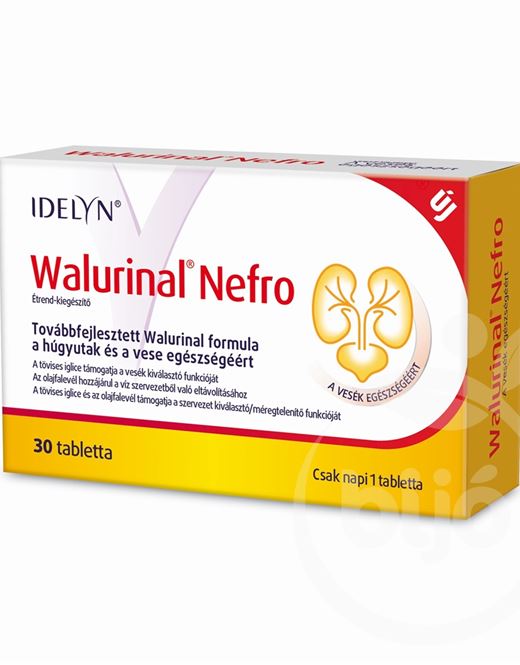 Idelyn walurinal nefro tabletta a húgyutak egészségéért 30 db
