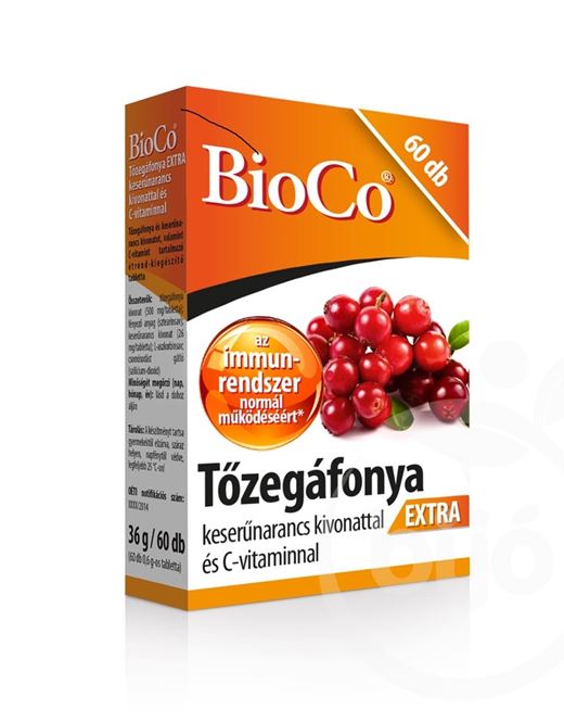 Bioco tőzegáfonya extra tabletta 60 db