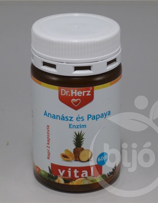 Dr.herz ananász-papaya enzim kapszula 60 db