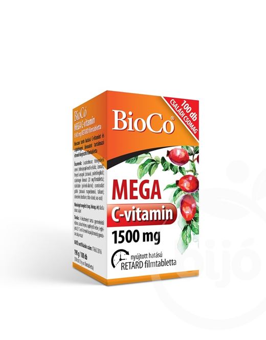 Bioco mega c-vitamin családi csomag 1500 mg kapszula 100 db