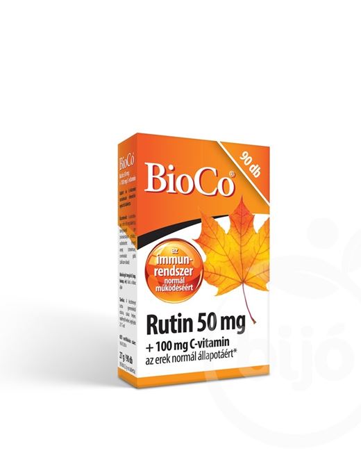 Bioco rutin 50 mg 100 mg c-vitamin kapszula 90 db