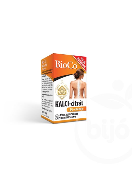 Bioco kalci-citrát d3-vitamin megapack kapszula 90 db