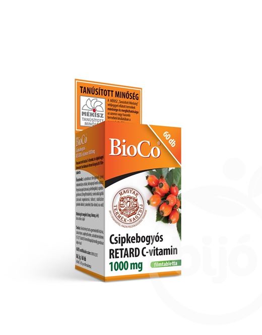 Bioco csipkebogyós retard c-vinamin 1000 mg kapszula 60 db