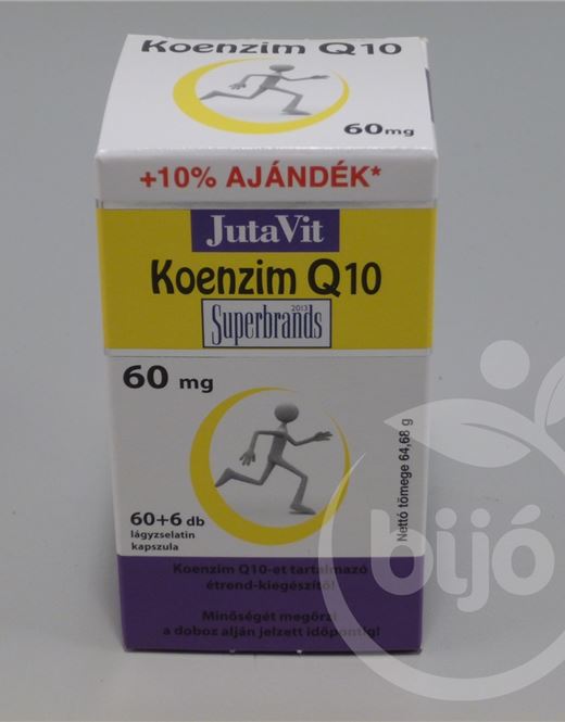 Jutavit koenzim q-10 e-vitamin kapszula 60 6db 66 db