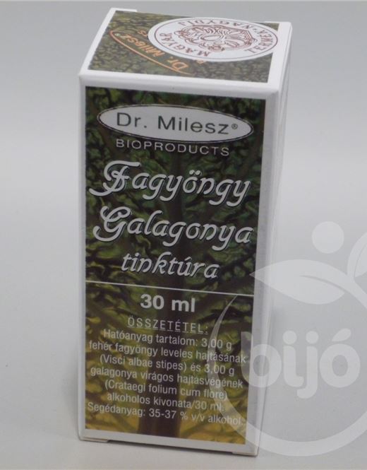 Dr.milesz fagyöngy-galagonya tinktúra 30 ml
