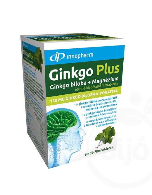 Vitaplus ginkgo plus 120 mg filmtabletta 60 db
