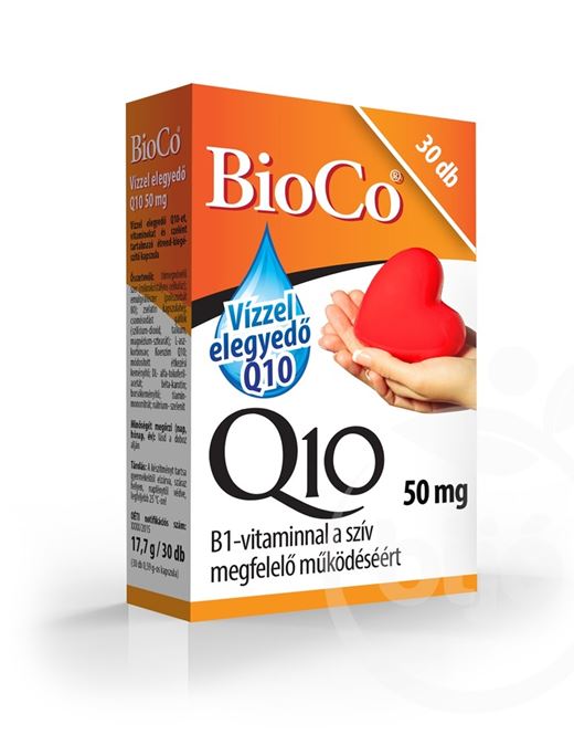 Bioco q10 50mg kapszula vízzel elegyedő 30 db