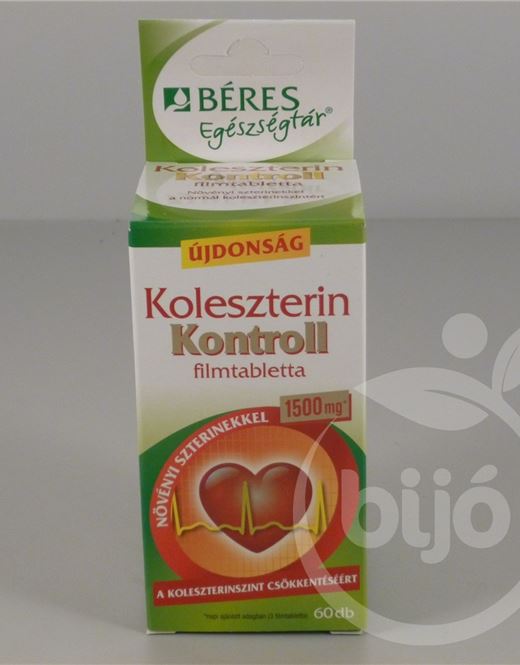 Béres koleszterin kontroll 1500 mg filmtabletta 60 db