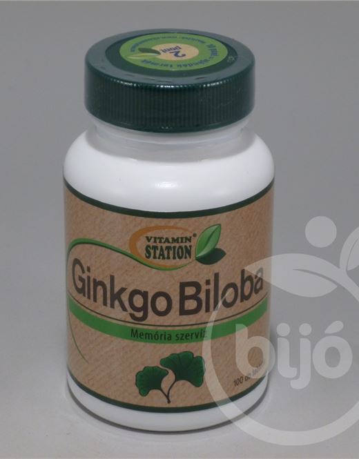 Vitamin Station ginkgo biloba tabletta 100 db