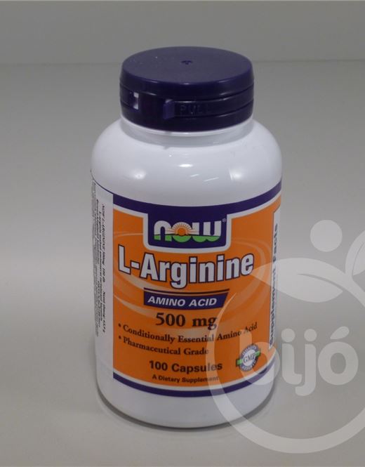 Now l-arginin kapszula 500mg 100 db