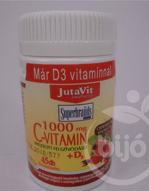Jutavit c-vitamin 1000 mg d3 csipkebogyó kivonattal 45 db