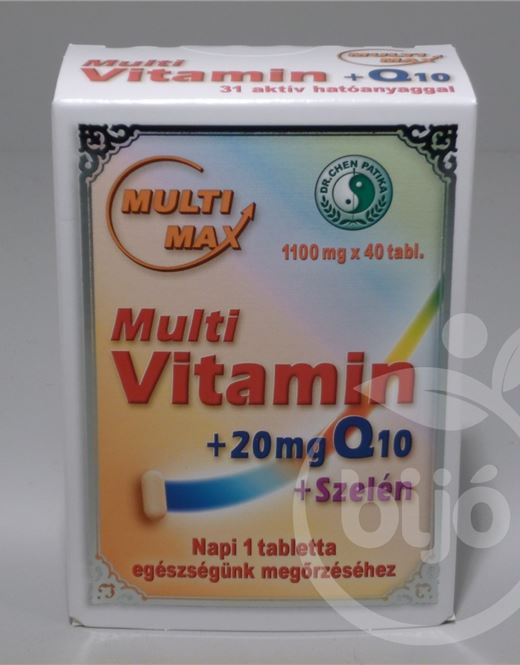 Dr.chen multimax vitamin q10 szelén tabletta 40 db