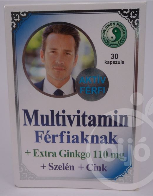 Dr.chen multivitamin férfiaknak extra gingko 30 db