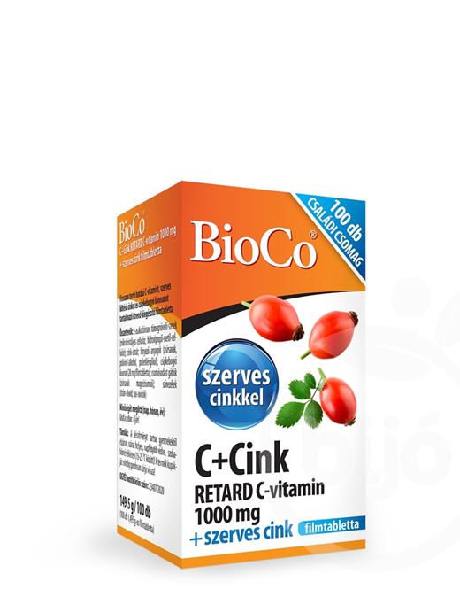 Bioco c cink retard c-vitamin 1000 mg 100 db