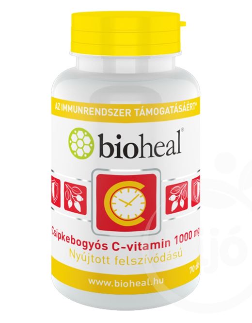Bioheal csipkebogyós c-vitamin 1000mg nyújtott felszívódású 70 db