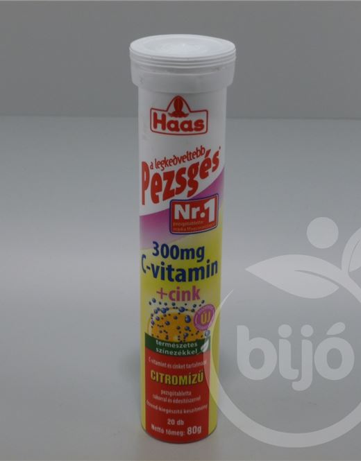 Haas pezsgőtabletta c-vitamin 20 db