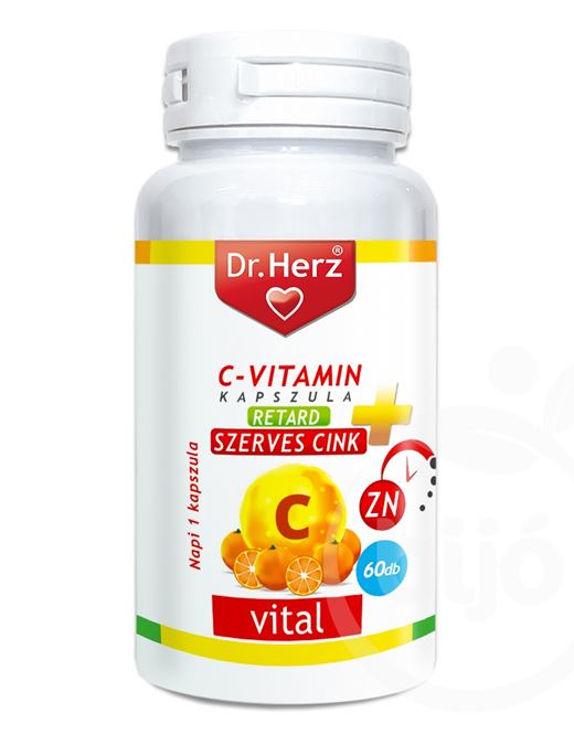 Dr.herz c vitamin szerves cink kapszula 60 db