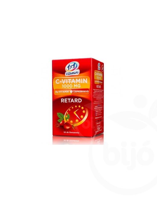 1x1 vitamin c-vitamin 1000 mg retard d3 csipkebogyó 50 db