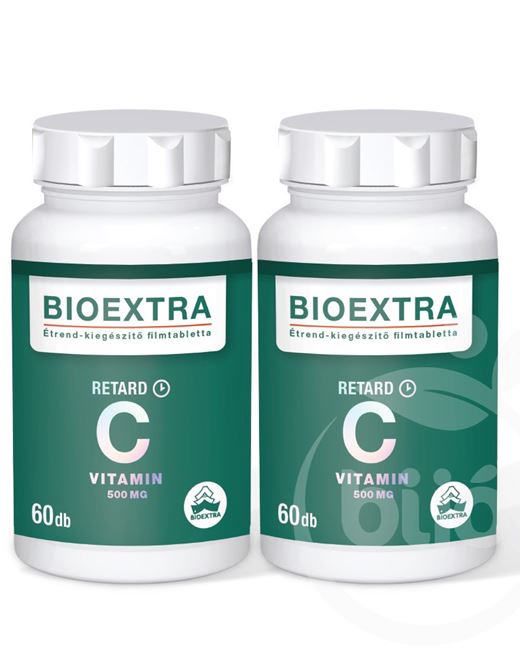 Bioextra c-vitamin 500mg retard filmtabletta duopack 120 db