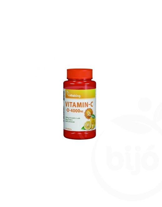 Vitaking vitaminc-1000 d-4000ne tabletta 90 db