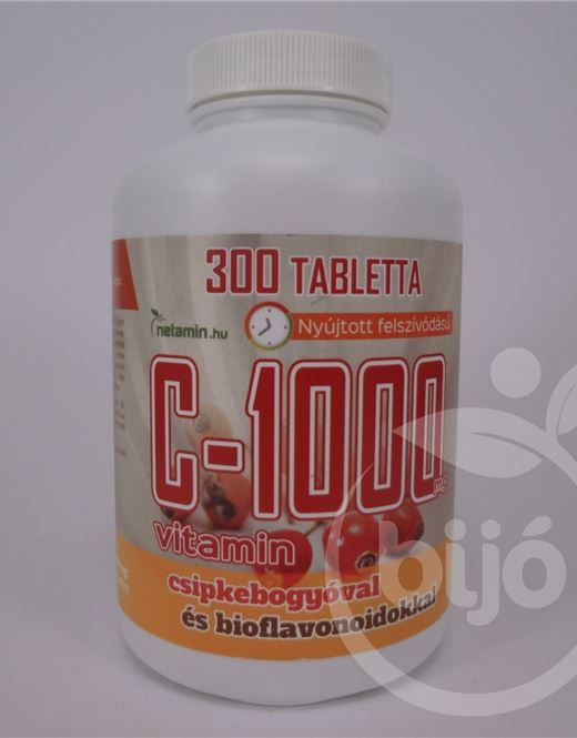 Netamin c-1000 vitamin csipkebogyó bioflavonoidok 300 db