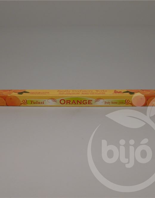 Füstölő tulasi hosszú orange 8 db