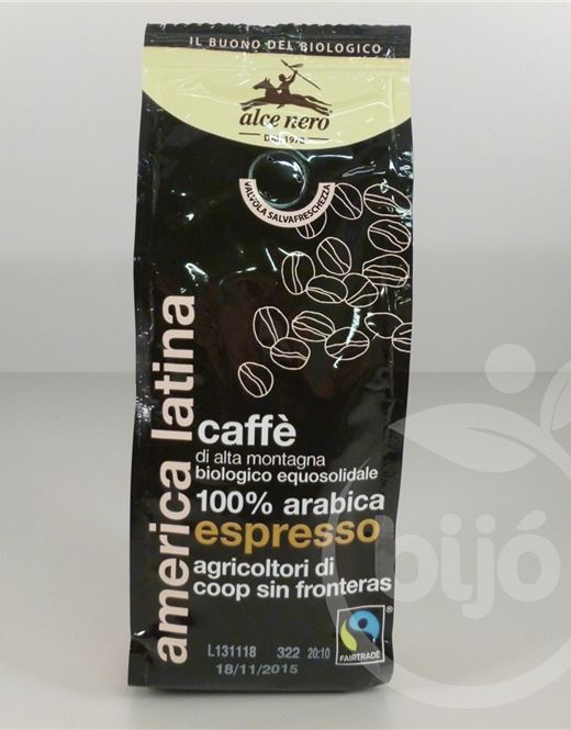 Alce Nero bio arabica eszpresszó kávé 250 g