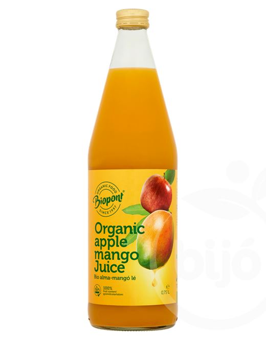 Biopont bio alma-mangó gyümölcslé 750 ml